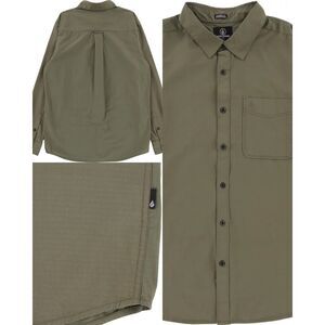 Volcom NWT Date Knight Long Sleeve Shirt Winter Moss XL